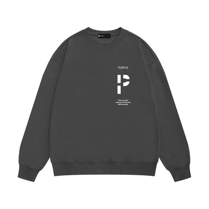 Purple Brand P Logo Crewneck Sweatshirt