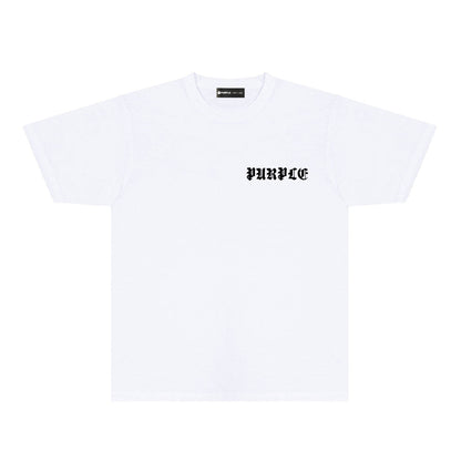 Purple Brand Gothic P Logo Back Graphic Tee