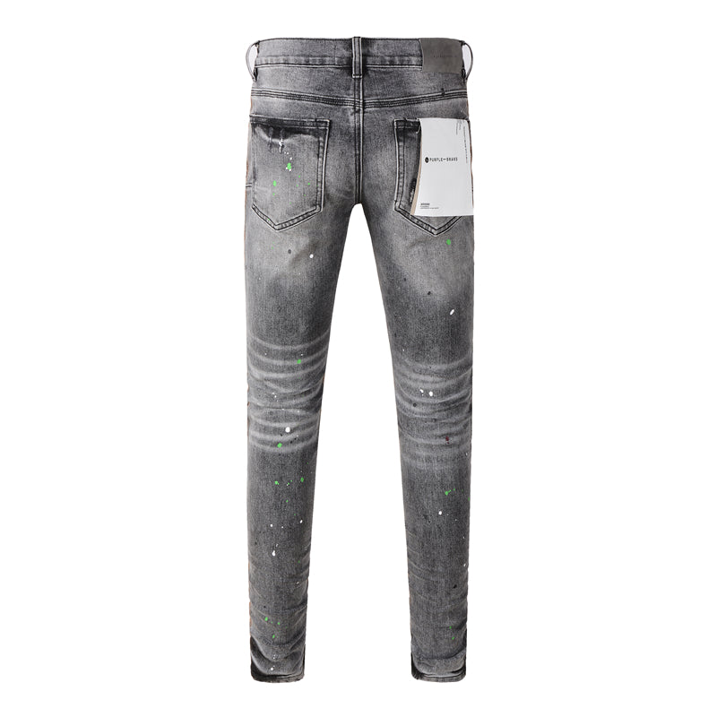 Purple Brand Aged Copper Dual Knee Rip Slim Jeans 9031