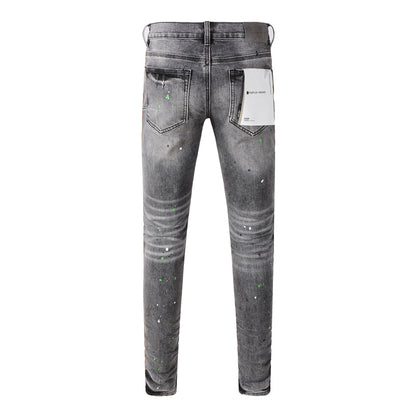 Purple Brand Aged Copper Dual Knee Rip Slim Jeans 9031