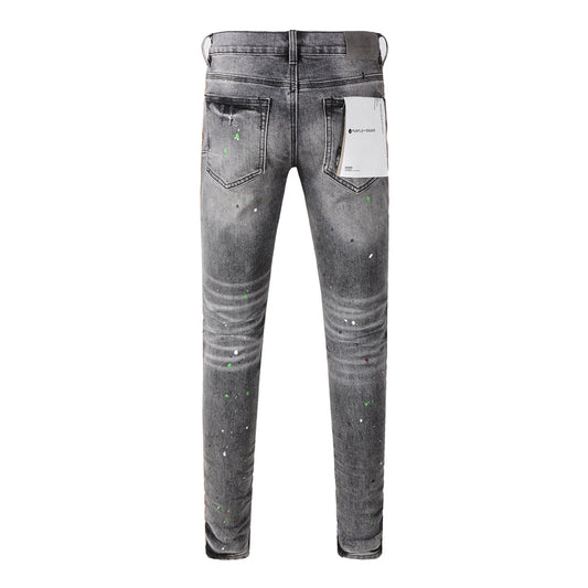 Purple Brand Aged Copper Dual Knee Rip Slim Jeans 9031