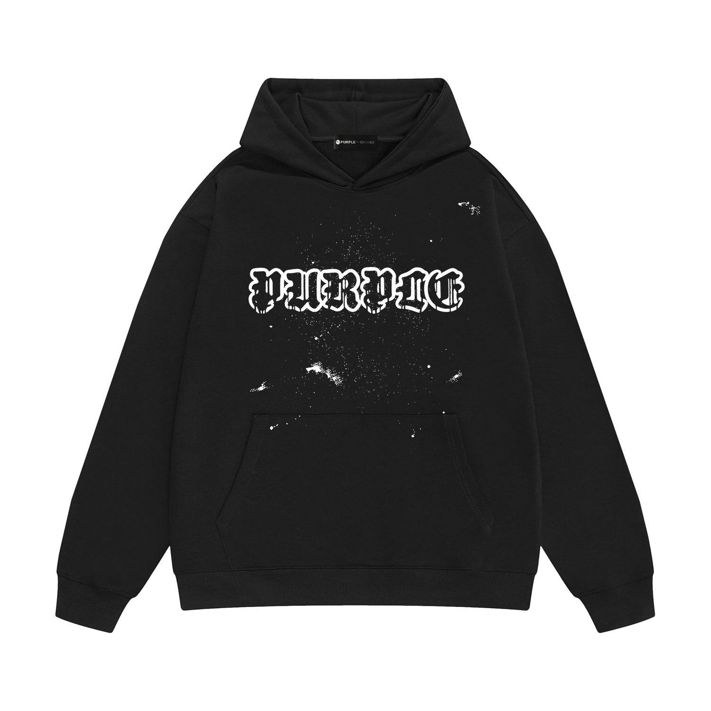 Purple Brand Gothic Splatter Hoodie