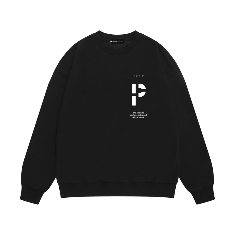 Purple Brand P Logo Crewneck Sweatshirt