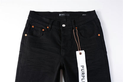 Purple Brand Clean Black Slim Jeans 9023
