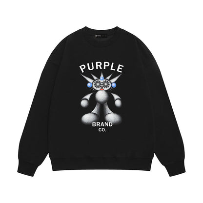Purple Brand Chrome Robot Mascot Crewneck Sweatshirt