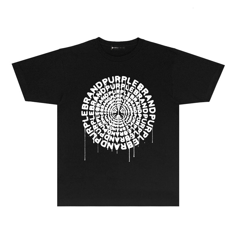 Purple Brand Spiral Vortex Drip Graphic Tee