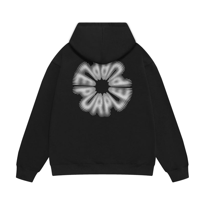 Purple Brand Radial Burst Circle Logo Pullover Hoodie