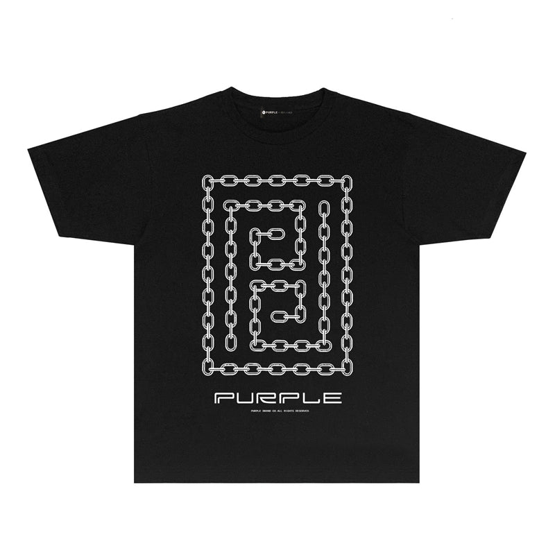 Purple Brand Chain Link Nested Frame Tee