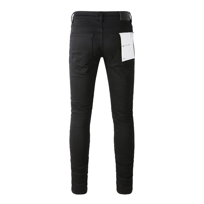 Purple Brand Clean Black Slim Jeans 9023