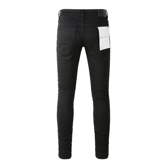 Purple Brand Clean Black Slim Jeans 9023