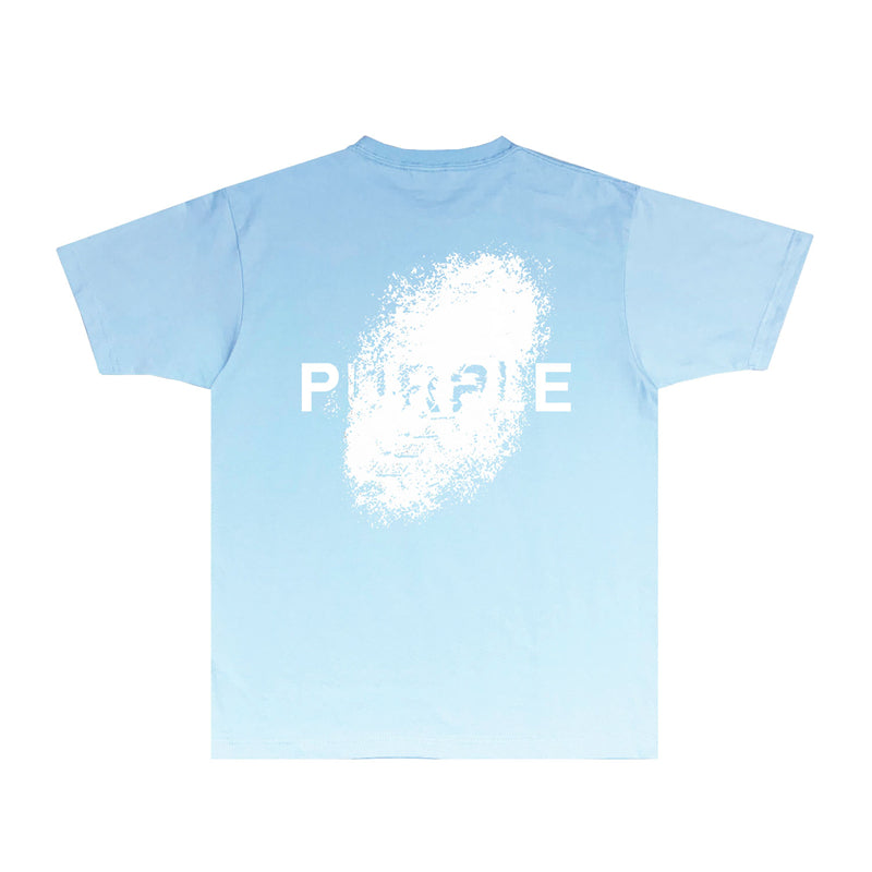 Purple Brand Splatter Face Back Print Tee
