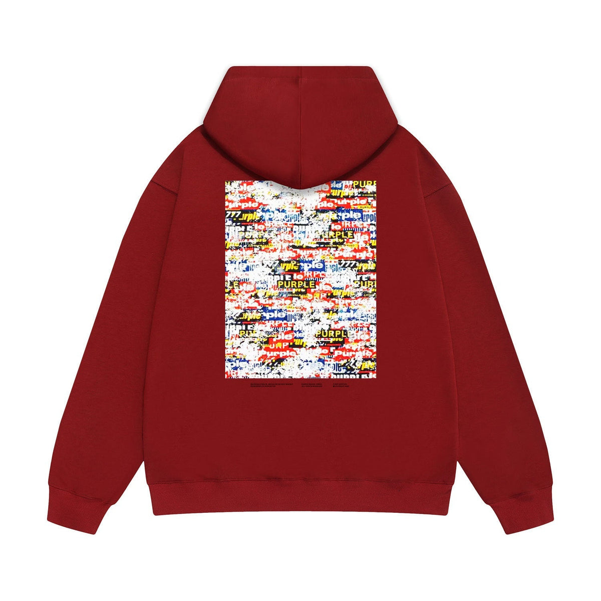 Purple Brand Collage Box Logo Hoodie