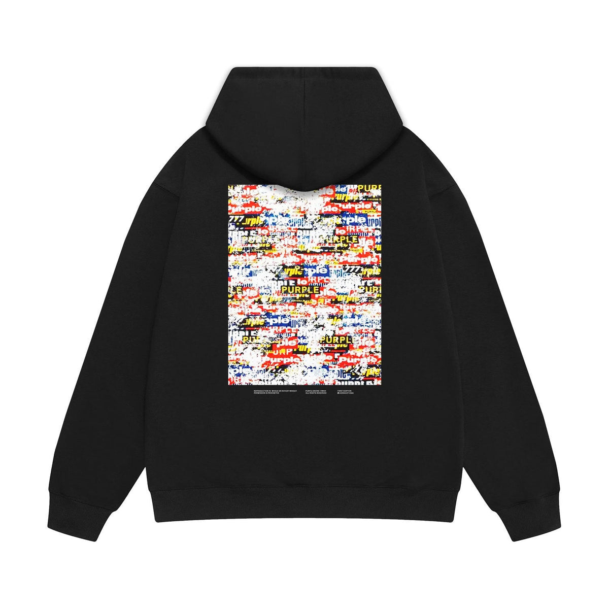 Purple Brand Collage Box Logo Hoodie