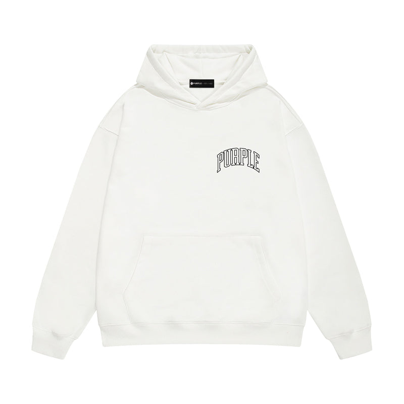 Purple Brand Baroque Angels College Pullover Hoodie