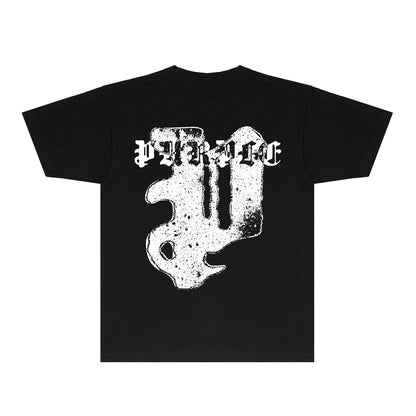Purple Brand Gothic P Logo Back Graphic Tee