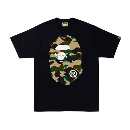 BAPE 1st Camo Big Ape Head Tee Black/Green