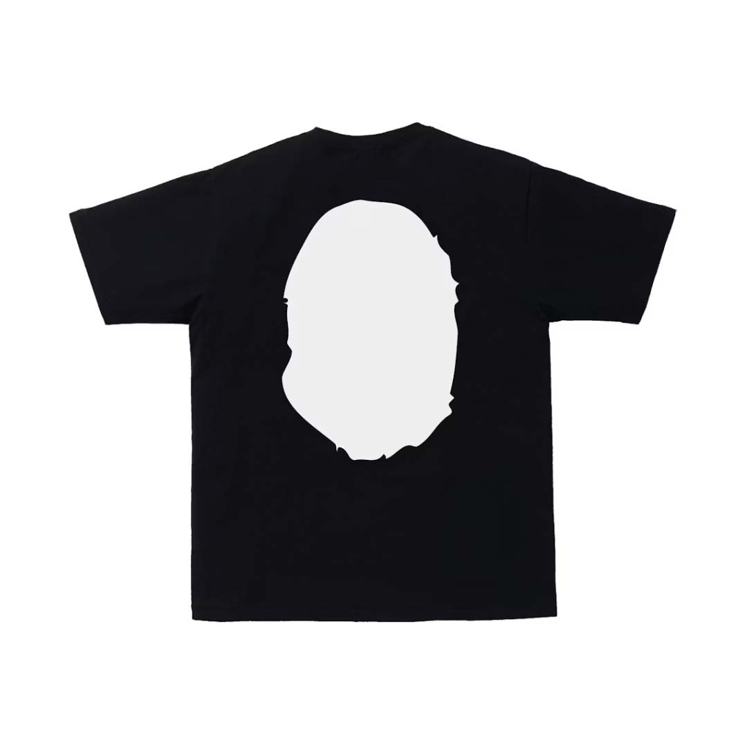BAPE Bicolor Big Ape Head Tee Black/White