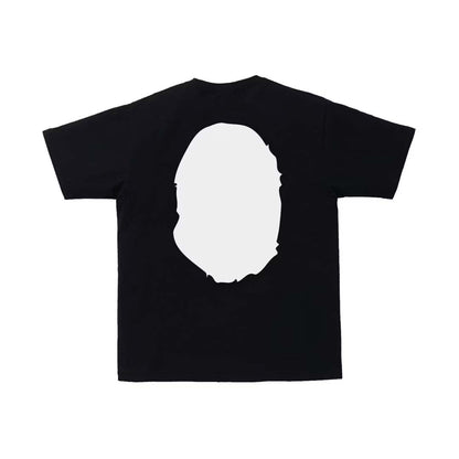 BAPE Bicolor Big Ape Head Tee Black/White