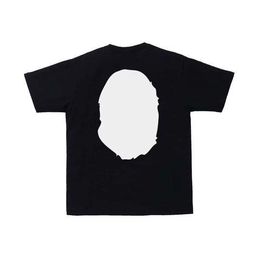 BAPE Bicolor Big Ape Head Tee Black/White