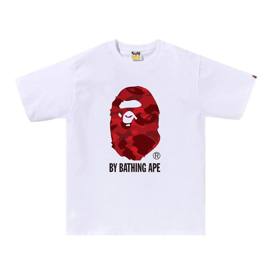BAPE Color Camo By Bathing Ape Tee White/Red