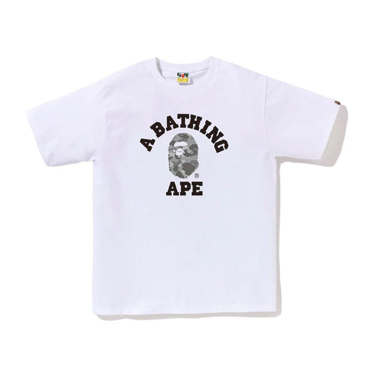 BAPE Color Camo College Tee White/Grey