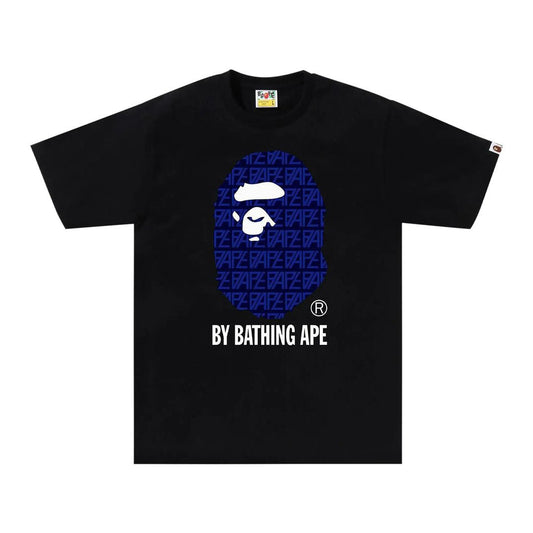 BAPE Logo Monogram By Bathing Ape Tee Black/Navy