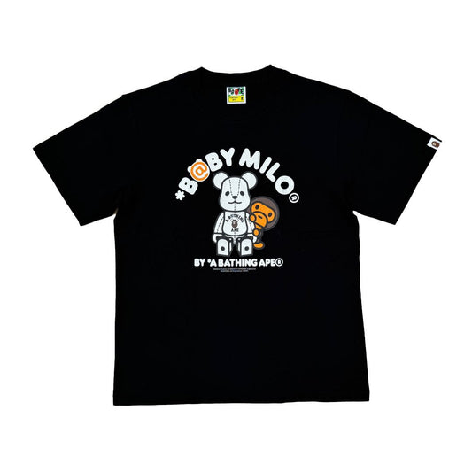 BAPE x BE@RBRICK Baby Milo Tee Black