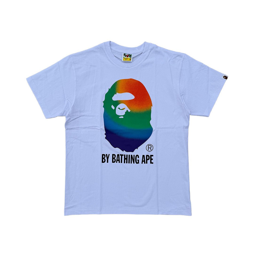BAPE Rainbow By Bathing Ape Tee Light Blue