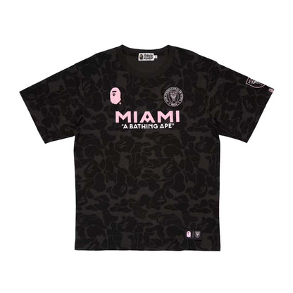 BAPE x Inter Miami CF Camo Tee Black/Pink