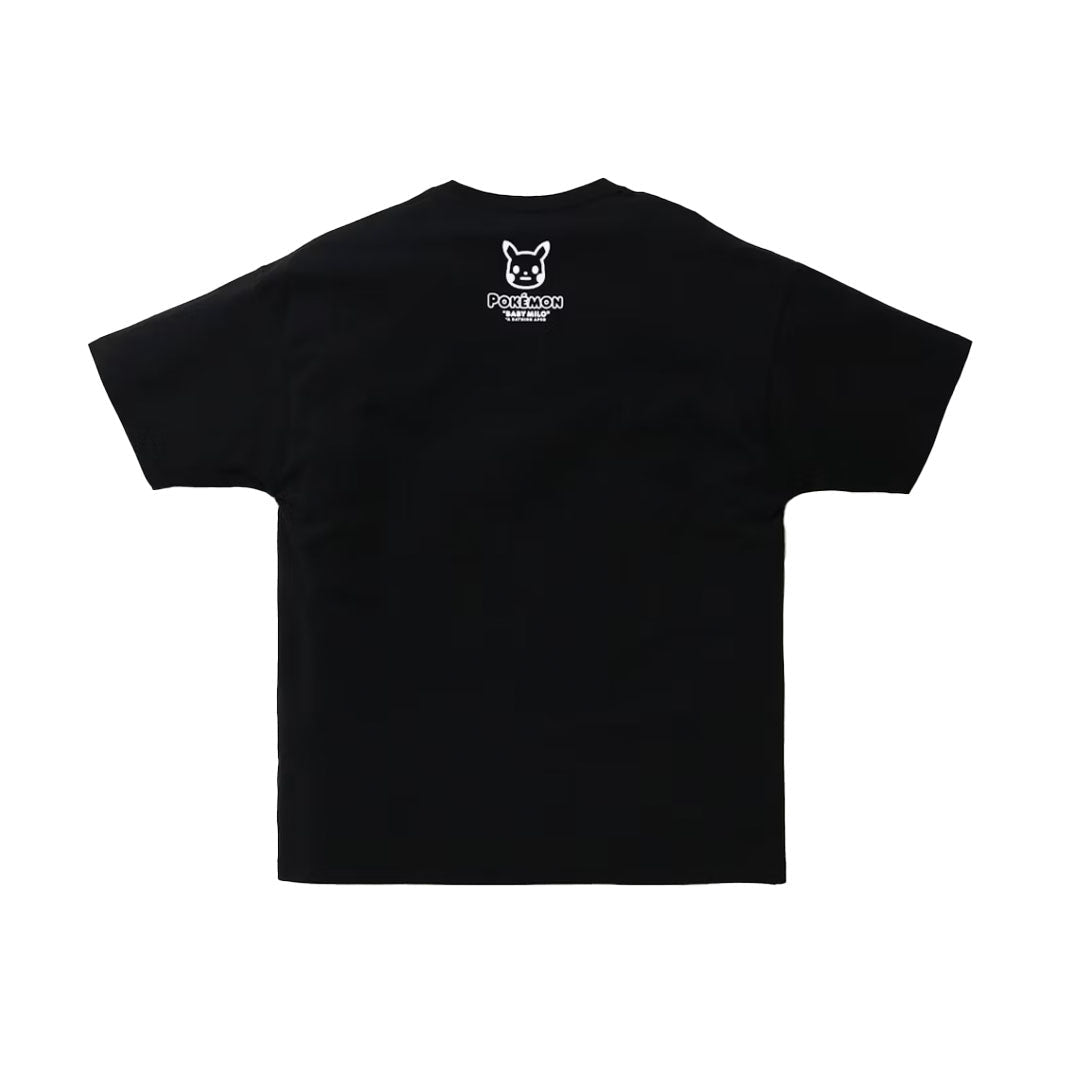 BAPE x Pokemon Baby Milo Lechonk & Pikachu Tee Black