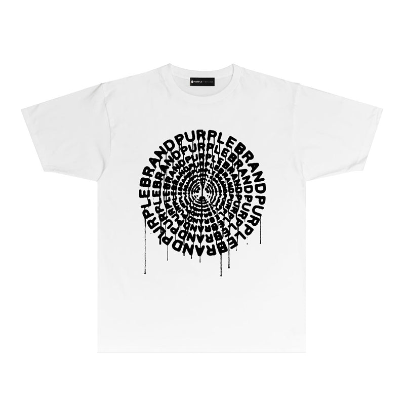 Purple Brand Spiral Vortex Drip Graphic Tee
