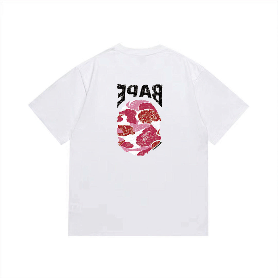 BAPE Ape Head Graphic Streetwear T-Shirt