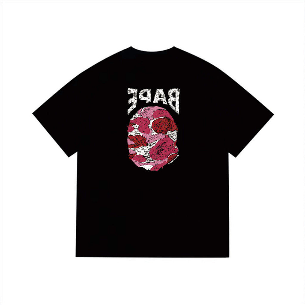 BAPE Ape Head Graphic Streetwear T-Shirt