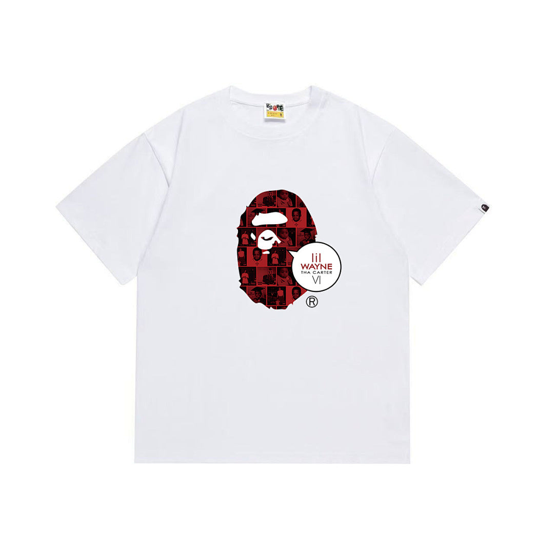 BAPE Ape Head Graphic Streetwear T-Shirt
