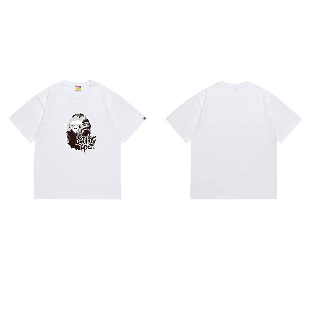 BAPE Ape Head Graphic Streetwear T-Shirt