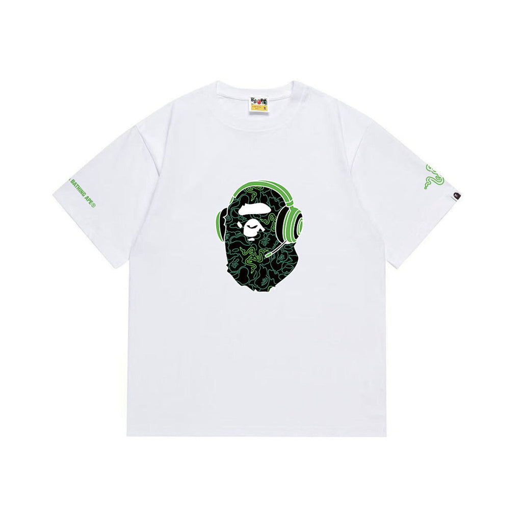 BAPE Ape Head Graphic Streetwear T-Shirt