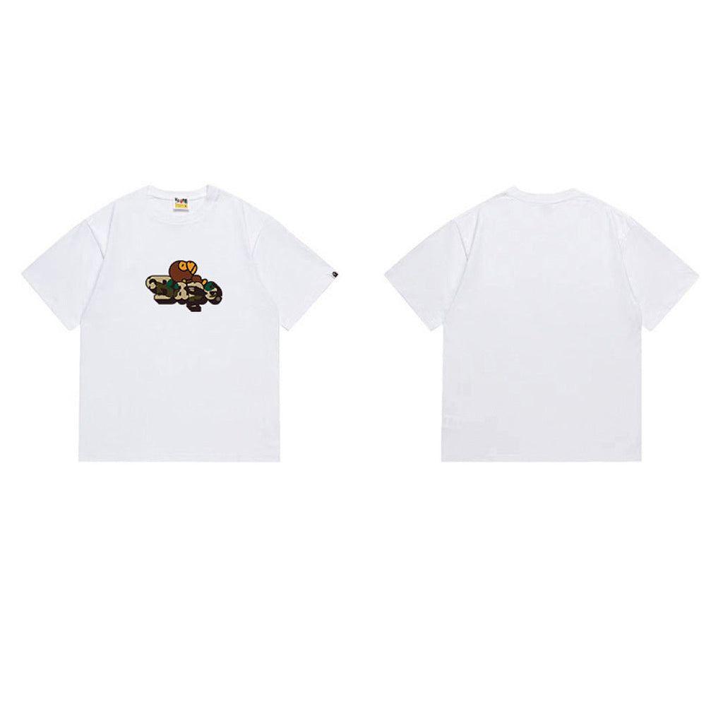 BAPE Ape Head Graphic Streetwear T-Shirt