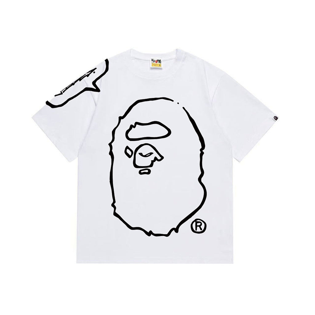 BAPE Ape Head Graphic Streetwear T-Shirt
