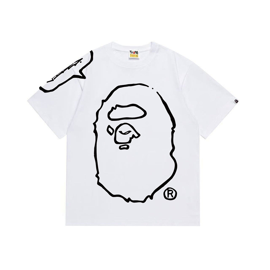 BAPE Ape Head Graphic Streetwear T-Shirt