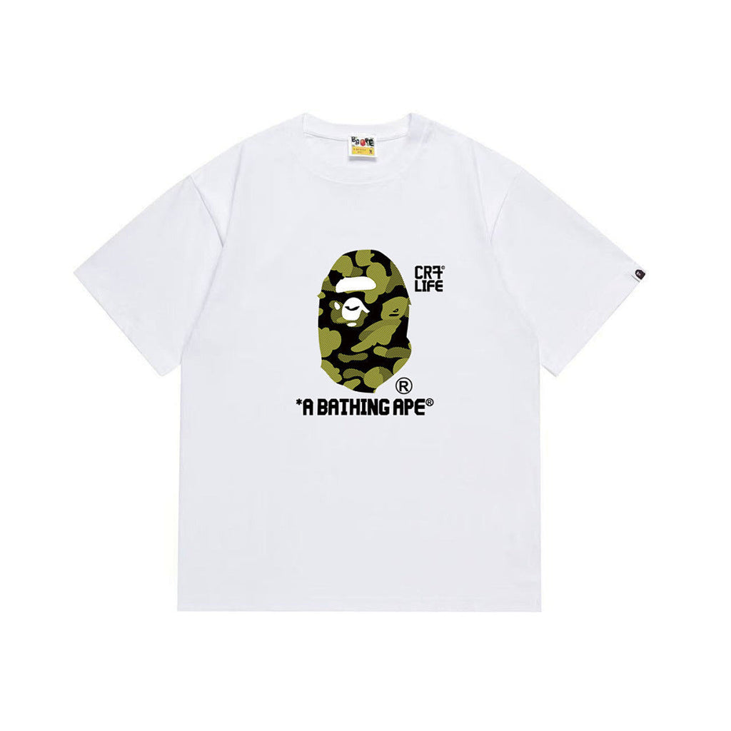 BAPE Ape Head Graphic Streetwear T-Shirt