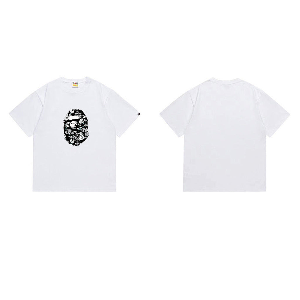 BAPE Ape Head Graphic Streetwear T-Shirt