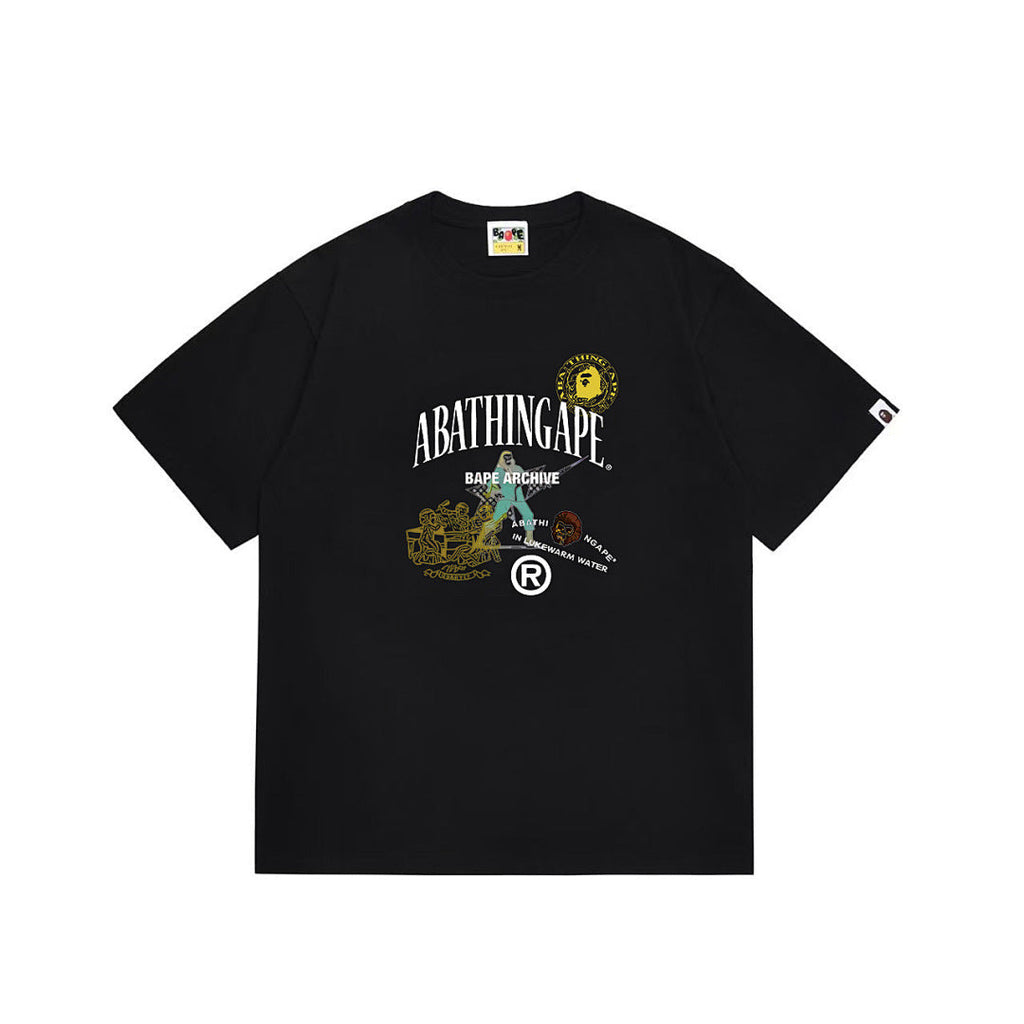 BAPE Ape Head Graphic Streetwear T-Shirt
