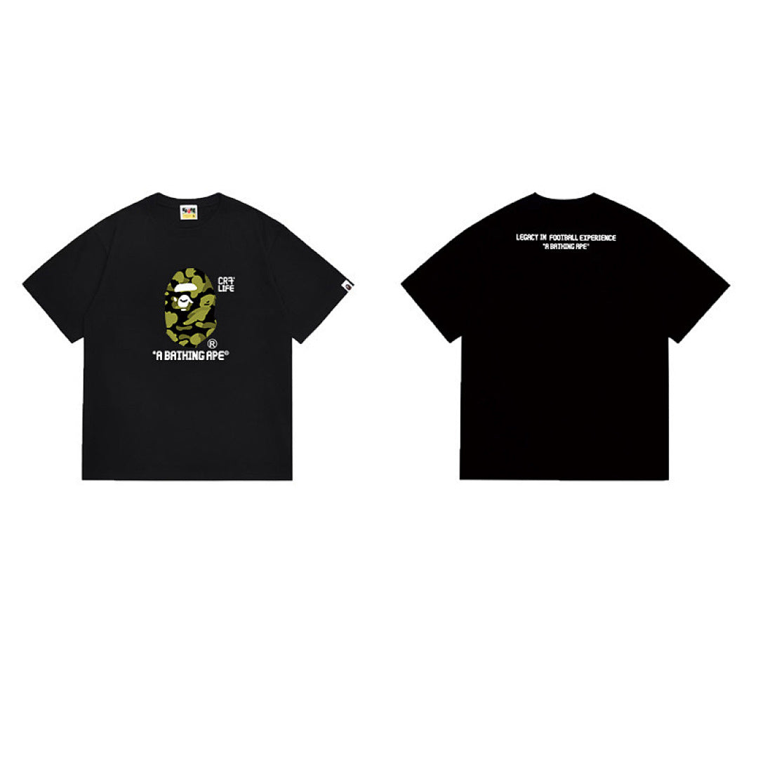 BAPE Ape Head Graphic Streetwear T-Shirt