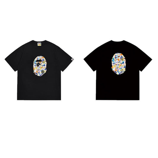 BAPE Ape Head Graphic Streetwear T-Shirt
