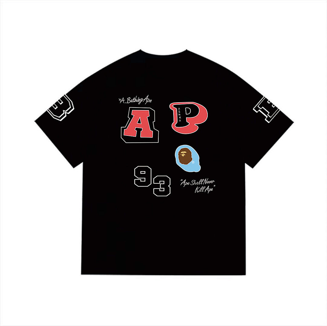 BAPE Ape Head Graphic Streetwear T-Shirt