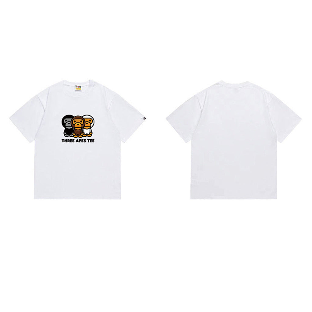 BAPE Ape Head Graphic Streetwear T-Shirt