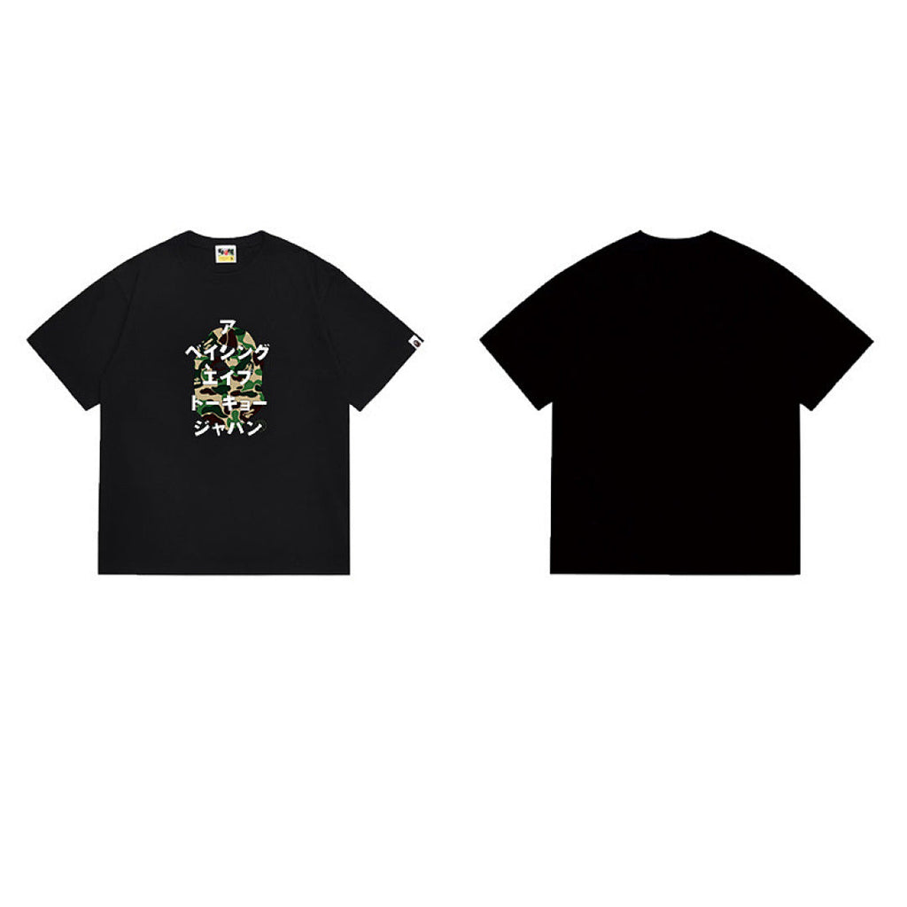 BAPE Ape Head Graphic Streetwear T-Shirt