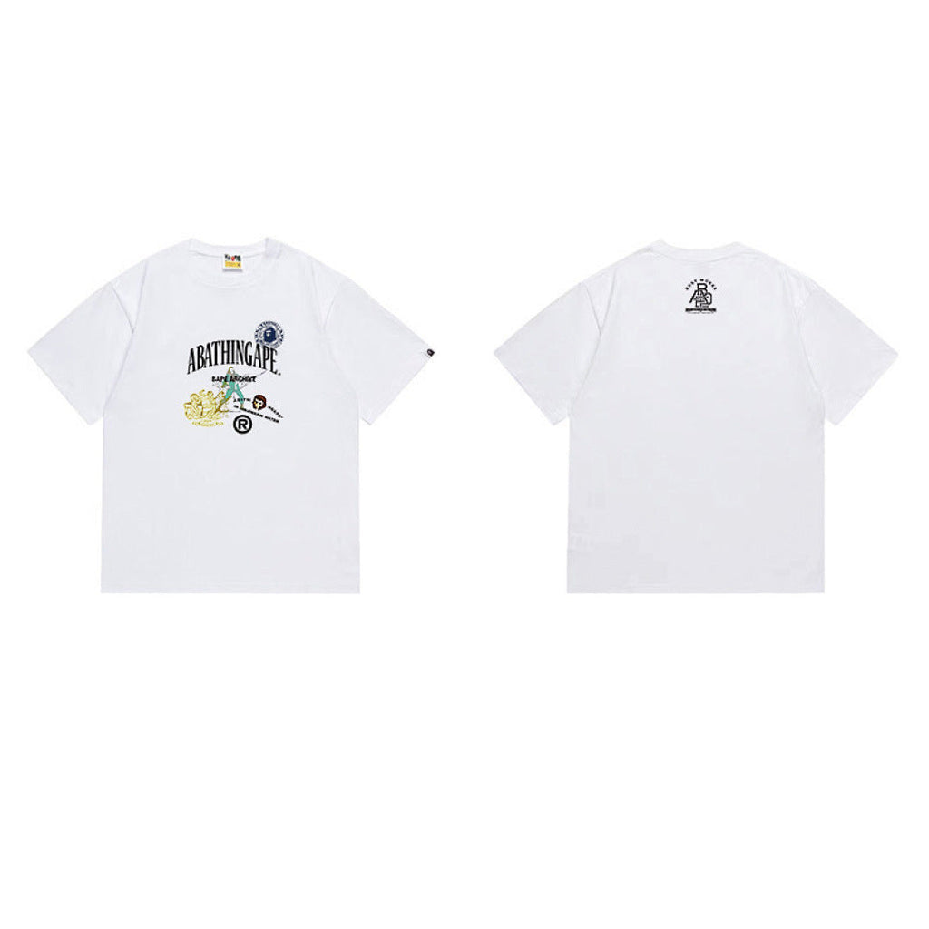 BAPE Ape Head Graphic Streetwear T-Shirt