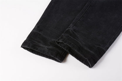 Purple Brand Waxed Dual Knee Blowout Slim Jeans 9029