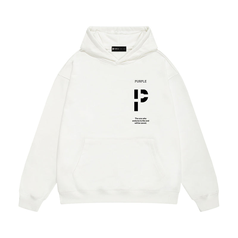 Purple Brand P Logo Pullover Hoodie